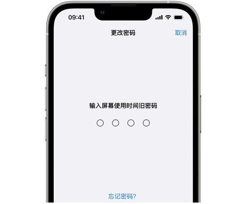 普兰iPhone屏幕维修分享iPhone屏幕使用时间密码忘记了怎么办 