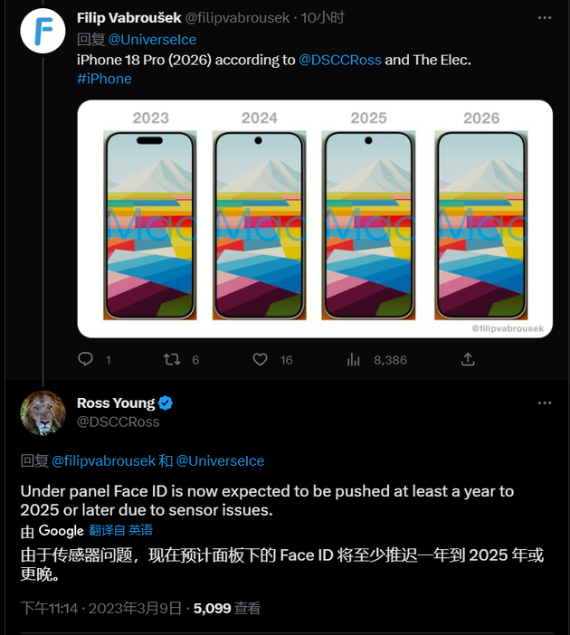 普兰苹果手机维修分享:屏下Face ID有什么优势？iPhone何时会有屏下Face ID？ 